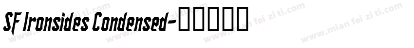 SF Ironsides Condensed字体转换